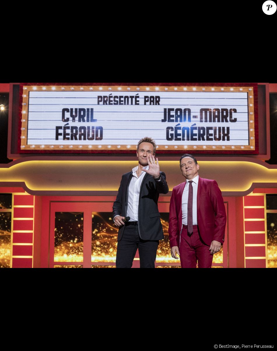 Exclusif - Cyril Féraud et Jean-Marc Généreux - Backstage de l'enregistrement de l'émission "Spectaculaire" à Paris, qui sera diffusée le 30 octobre sur France 2 © Pierre Perusseau / Bestimage