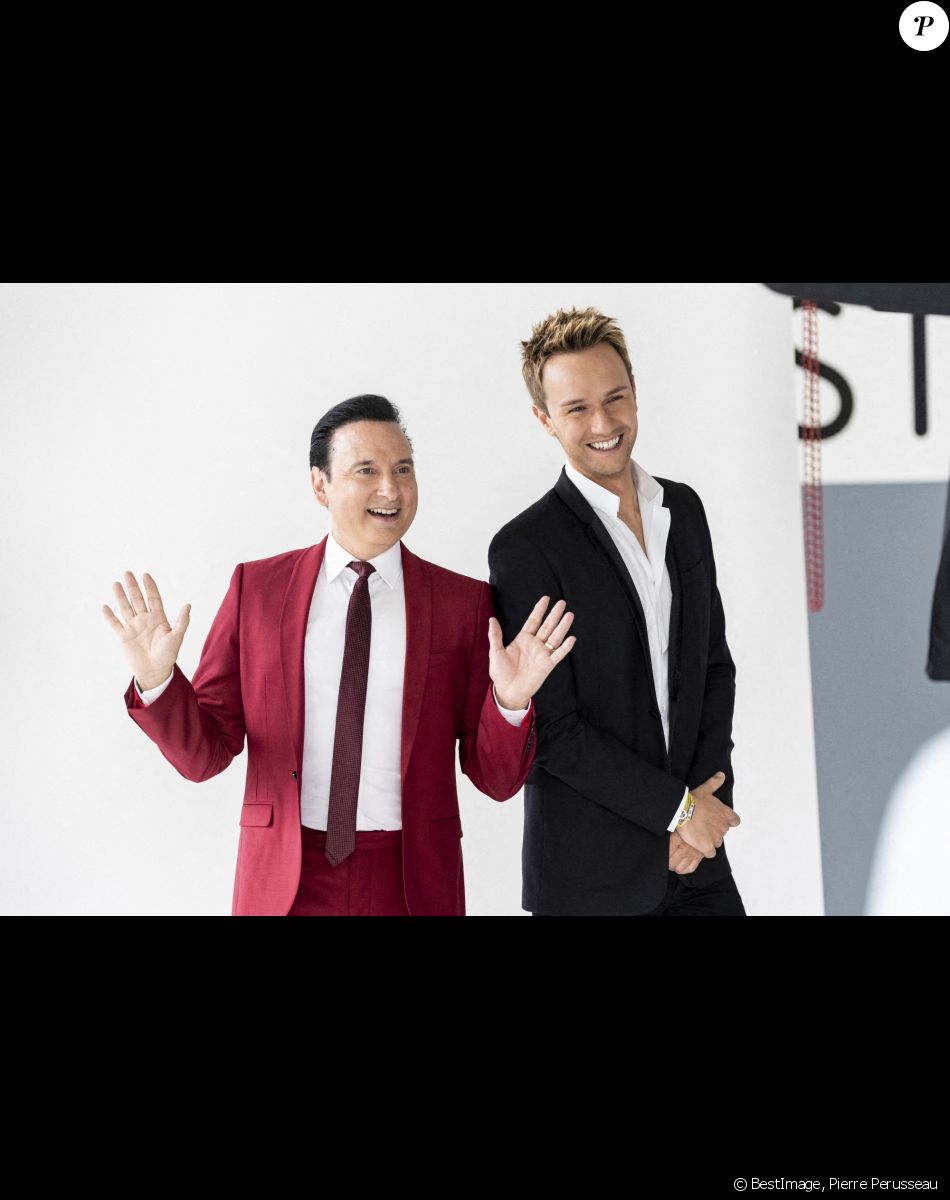 Exclusif - Cyril Féraud et Jean-Marc Généreux - Backstage de l'enregistrement de l'émission "Spectaculaire" à Paris, qui sera diffusée le 30 octobre sur France 2 © Pierre Perusseau / Bestimage