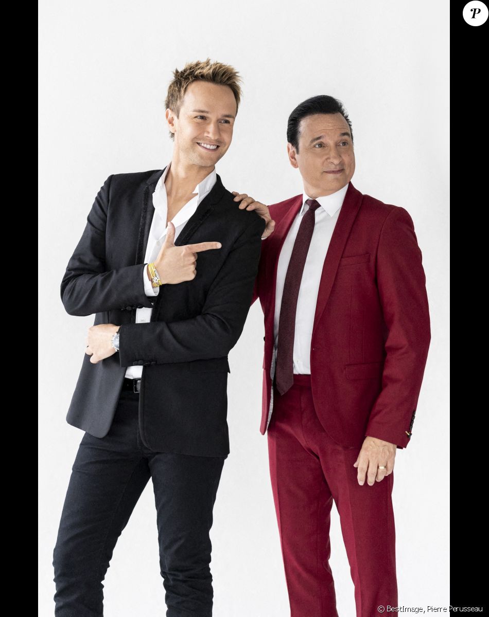 Exclusif - Cyril Féraud et Jean-Marc Généreux - Backstage de l'enregistrement de l'émission "Spectaculaire" à Paris, qui sera diffusée le 30 octobre sur France 2 © Pierre Perusseau / Bestimage