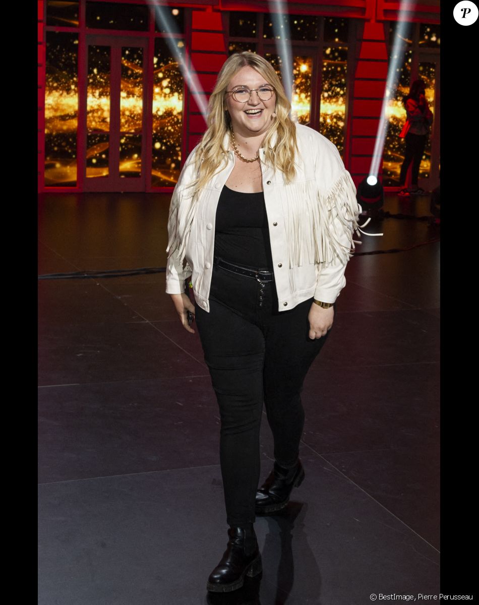 Exclusif - Lola Dubini - Backstage de l'enregistrement de l'émission "Spectaculaire" à Paris, qui sera diffusée le 30 octobre sur France 2 © Pierre Perusseau / Bestimage