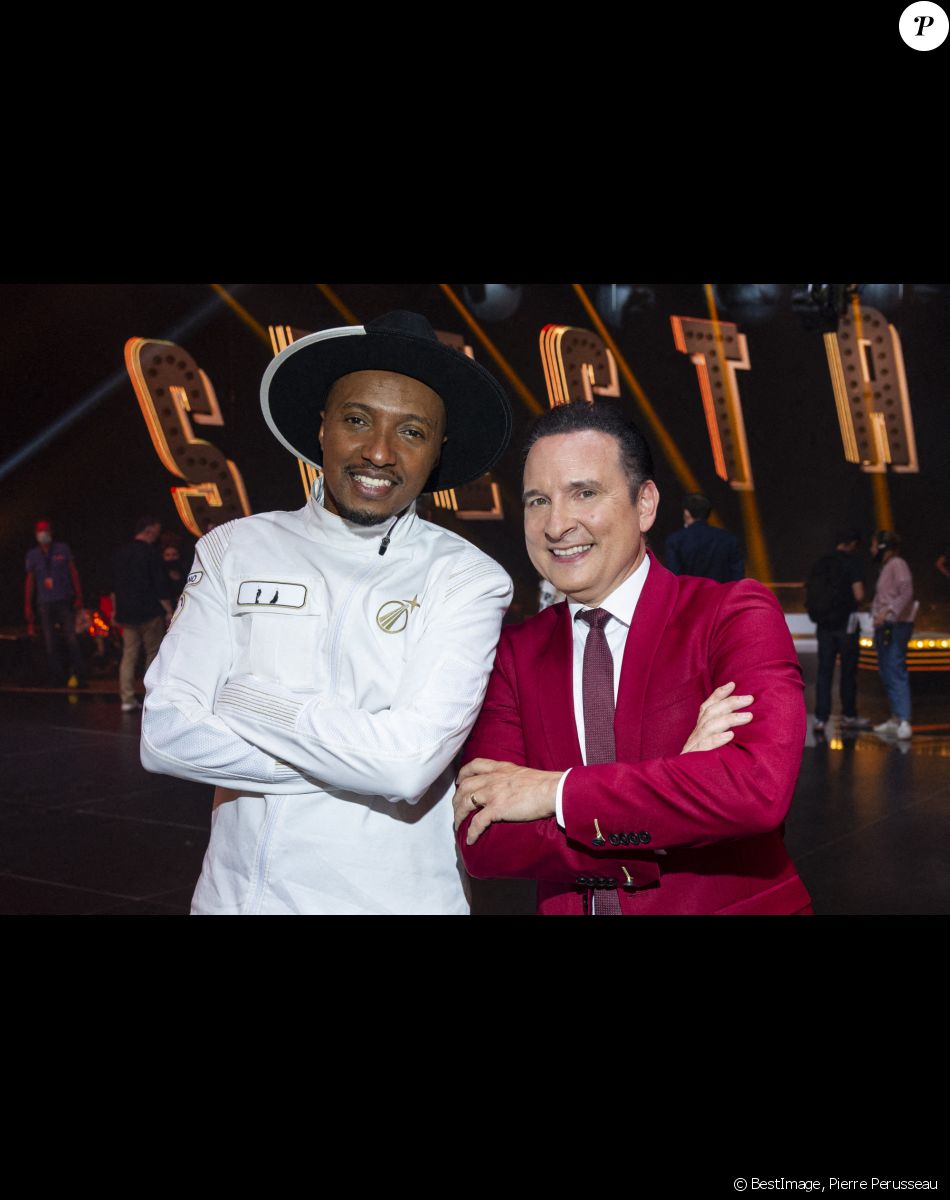 Exclusif - Soprano et Jean-Marc Généreux - Backstage de l'enregistrement de l'émission "Spectaculaire" à Paris, qui sera diffusée le 30 octobre sur France 2 © Pierre Perusseau / Bestimage