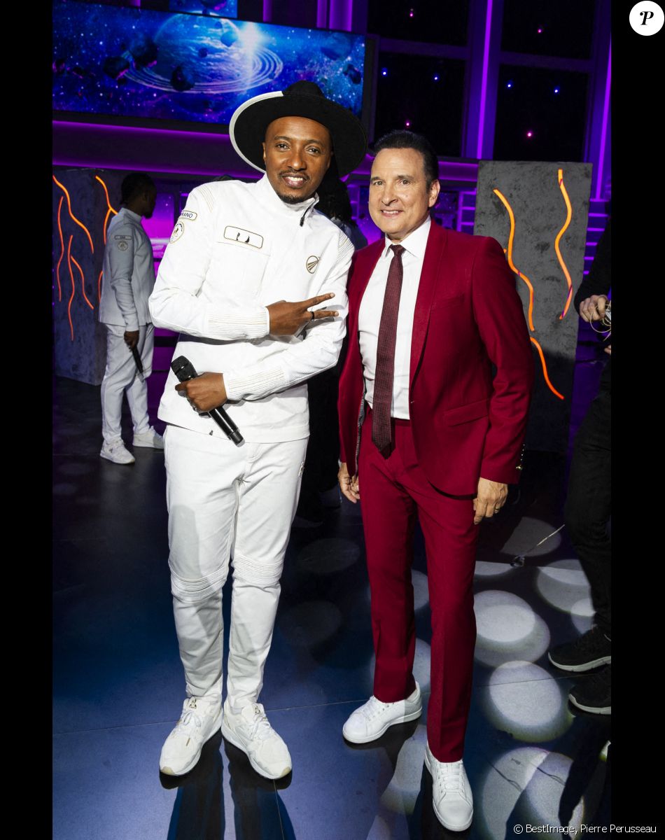 Exclusif - Soprano et Jean-Marc Généreux - Backstage de l'enregistrement de l'émission "Spectaculaire" à Paris, qui sera diffusée le 30 octobre sur France 2 © Pierre Perusseau / Bestimage