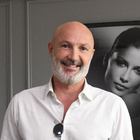 Frank Leboeuf lors du match de football France Hongrie depuis la suite Harcourt du Fouquet's Barrière à Paris le 19 juin 2021. © Coadic Guirec / Bestimage 