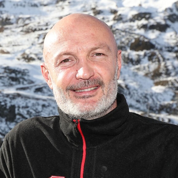 Frank Leboeuf lors des Olympiades des RMC Sport Games aux Menuires, le 9 décembre 2016. © Cyril Moreau / Bestimage