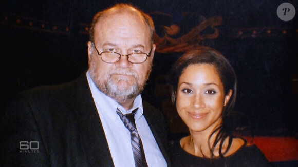 Thomas Markle se confie dans l'émission australienne "Lilibet's Granddad" sur ses rapports avec sa fille Meghan Markle et le prince Harry. Dans cette interview de 60 minutes avec T. Steinfort, Thomas Markle reproche à la journaliste Oprah Winfrey d'avoir "utilisé" le couple et il espère qu'il pourra voir ses petits-enfants avant de mourir car il n'a pas parlé à sa fille depuis son mariage avec le prince Harry. Le 14 juin 2021.