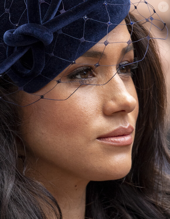 Meghan Markle, duchesse de Sussex, assiste au 'Remembrance Day', une cérémonie d'hommage à tous ceux qui sont battus pour la Grande-Bretagne, à Westminster Abbey.