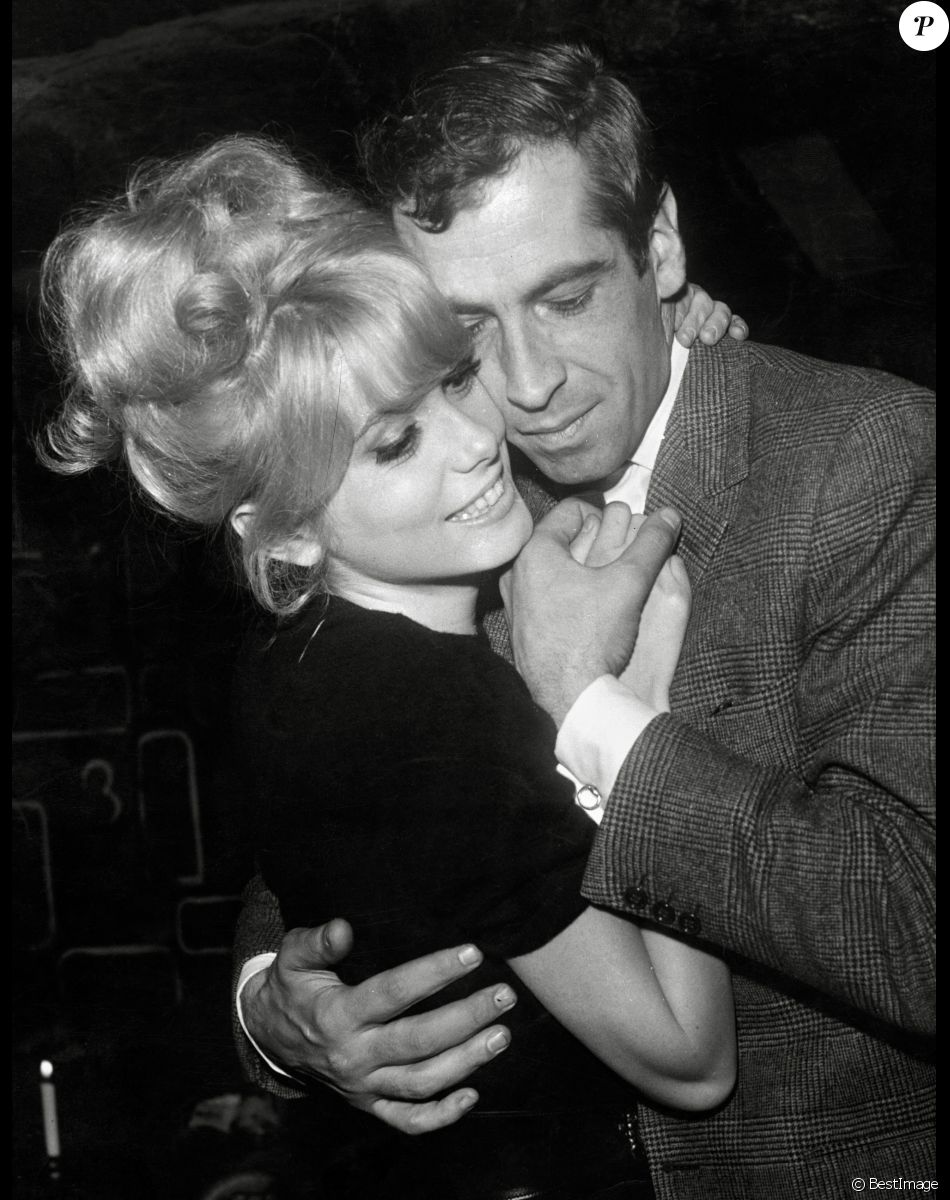 Catherine Deneuve et Roger Vadim en 1965