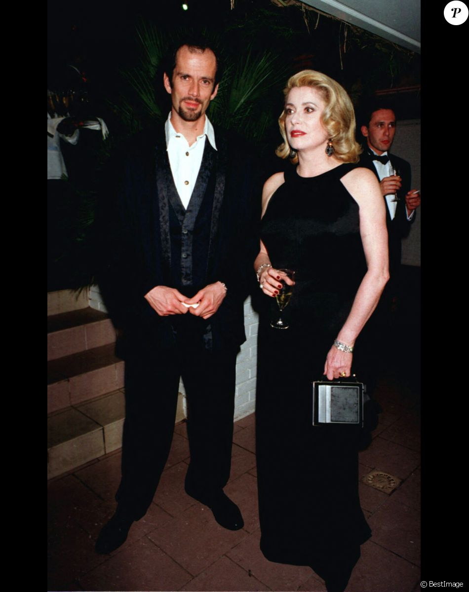Catherine Deneuve et son fils Christian Vadim au Festival de Cannes en 1996.