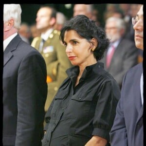 Rachida Dati, en 2008, enceinte de sa fille Zohra