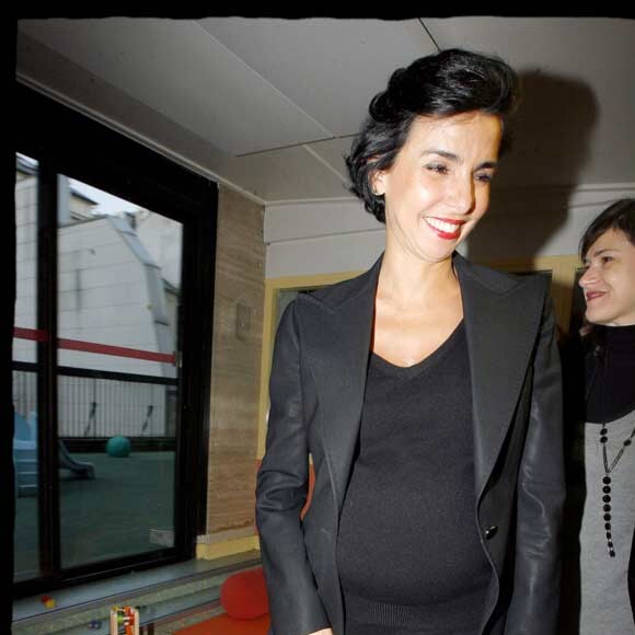 Rachida Dati, en 2008, enceinte de sa fille Zohra