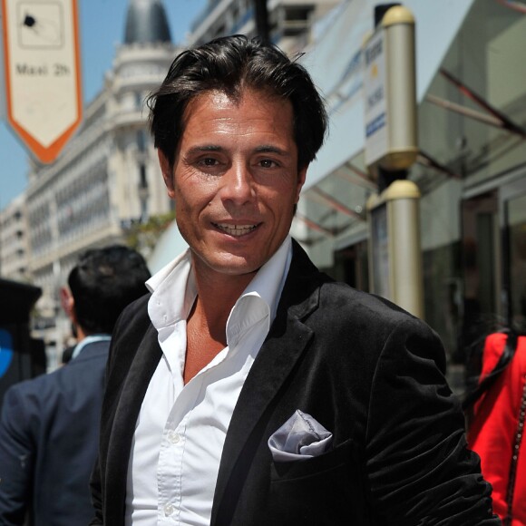 Exclusif - Giuseppe Polimeno se promène sur la croisette - 67 ème festival du film de Cannes 2014 - le 17 mai 2014
