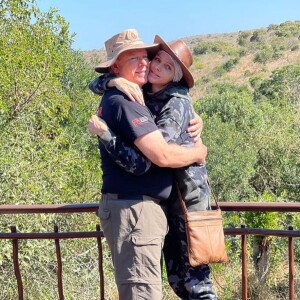Charlene et Albert de Monaco lors de leurs retrouvailles en Afrique du Sud. Le 25 août 2021.