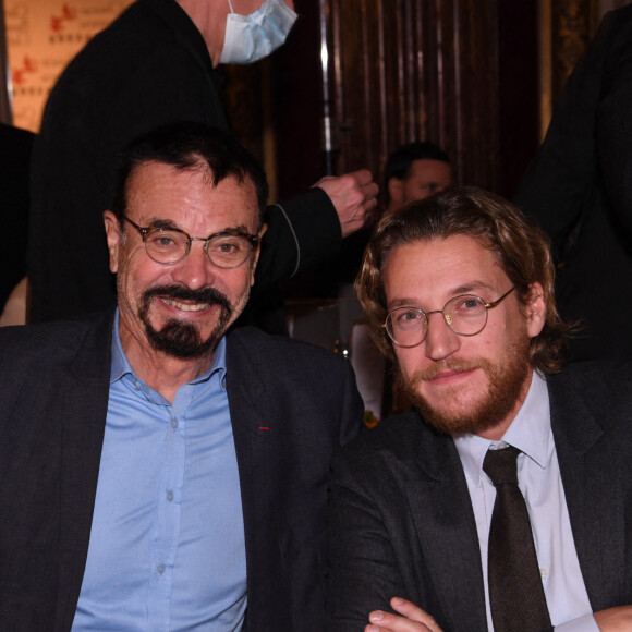 Olivier Courtin-Clarins, directeur Général CLARINS et Jean Sarkozy - Déjeuner du Chinese Business Club en l'honneur de l'ancien président N.Sarkozy au restaurant de l'hôtel The Westin Paris Vendôme à Paris, France, le 8 novembre 2021. © Rachid Bellak/Bestimage
