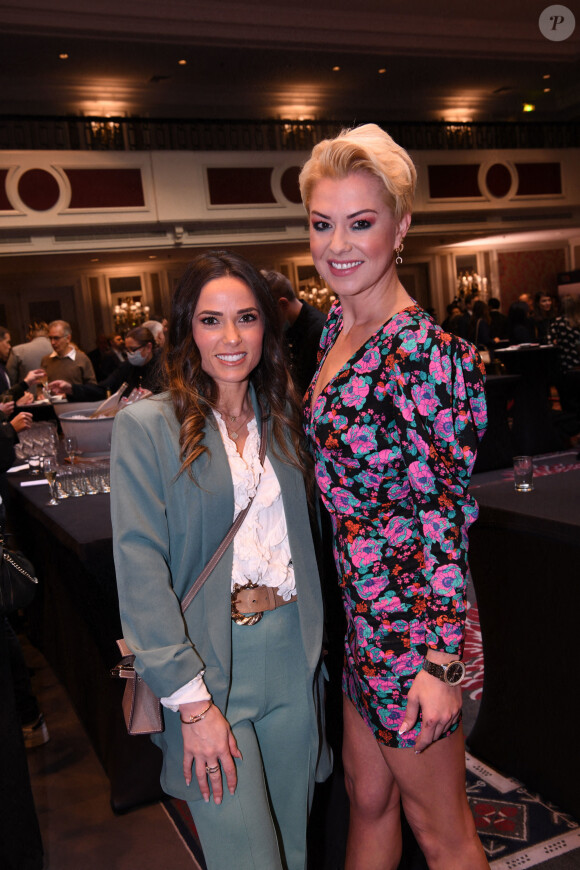 Capucine Anav et Katrina Patchett - Déjeuner du Chinese Business Club en l'honneur de l'ancien président N.Sarkozy au restaurant de l'hôtel The Westin Paris Vendôme à Paris, France, le 8 novembre 2021. © Rachid Bellak/Bestimage