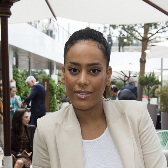 Amel Bent dans le village des internationaux de France de tennis de Roland Garros à Paris, France, le 6 juin 2019. © JB Autissier / Panoramic / Bestimage