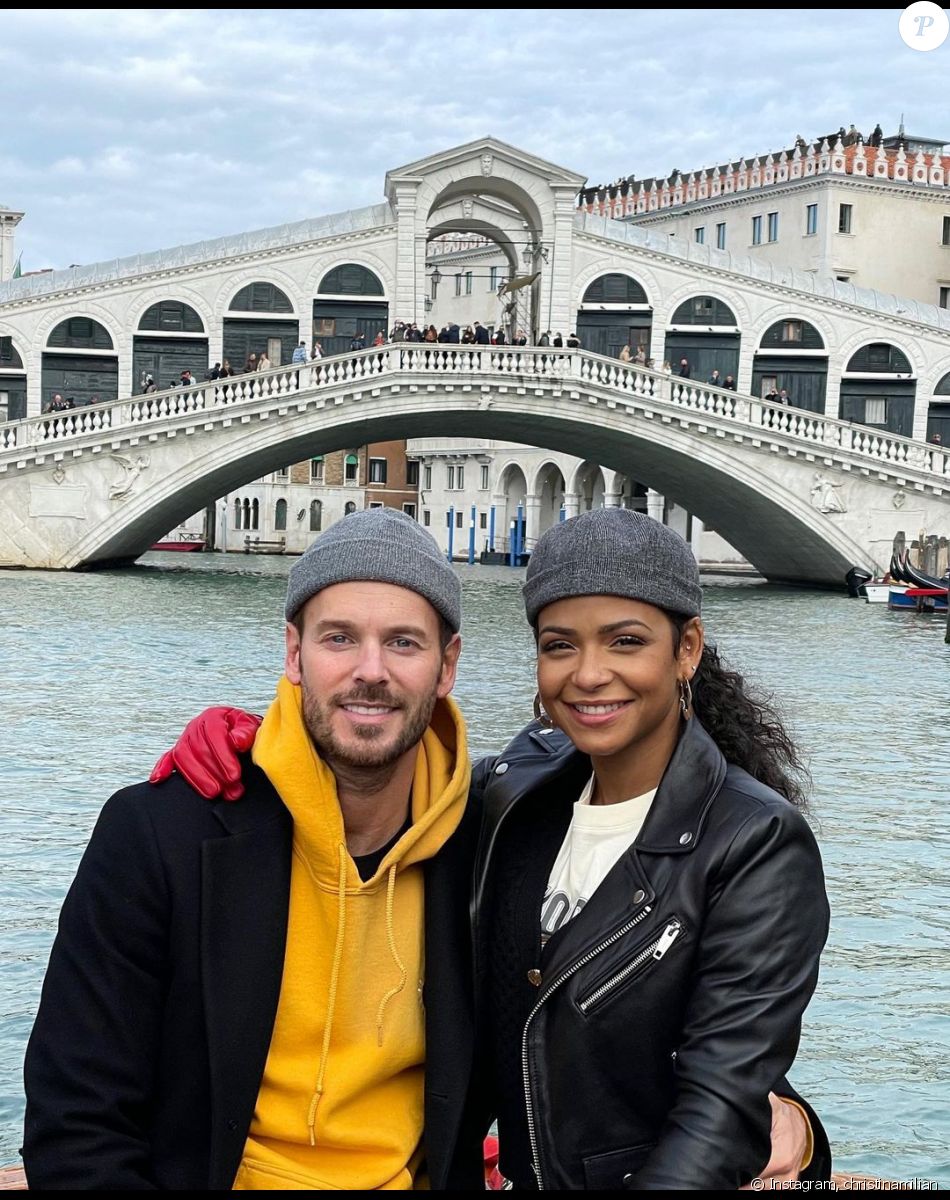 Christina Milian et M. Pokora ont passé quelques jours en amoureux à Venise. Novembre 2021.