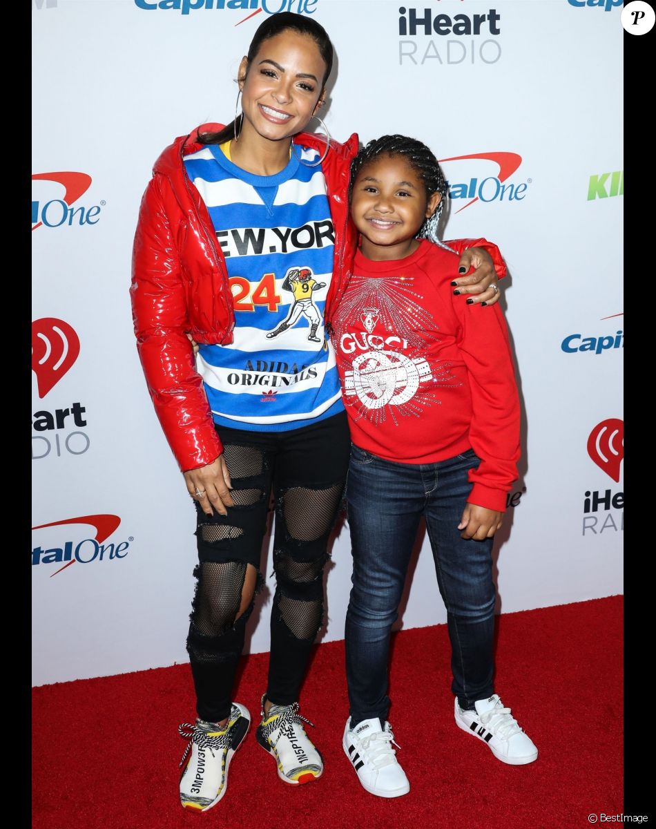 Christina Milian et sa fille Violet Madison Nash à la soirée 102.7 KIIS FM's Jingle Ball 2018 à Inglewood, le 30 novembre 2018.