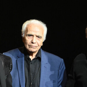 Exclusif - Frédéric François avec son manager Moïse Bénitah et Michel Drucker - Frédéric François en concert événement à l'Olympia à Paris le 30 octobre 2021 avant d'entamer une tournéee début 2022. © Coadic Guirec/Bestimage