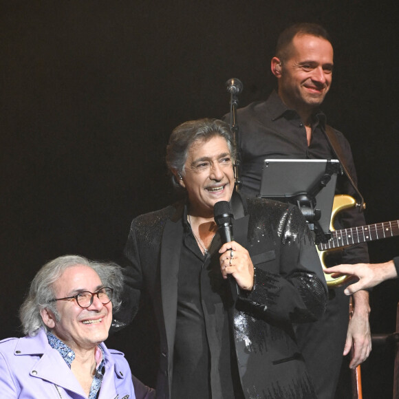 Exclusif - Frédéric Zeitoun et Frédéric François - Frédéric François en concert événement à l'Olympia à Paris le 30 octobre 2021 avant d'entamer une tournéee début 2022. © Coadic Guirec/Bestimage