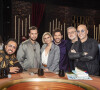 Exclusif - Odah, Dako, Clara Morgane, Redouane Bougheraba, Laurent Ruquier, Pascal Obispo - Backstage pendant l'émission On Est En Direct (OEED) , présentée par Laurent Ruquier et diffusée en direct le 16 janvier 2021 sur France 2 à Paris le 16 janvier 2021 © Jack Tribeca / Bestimage 