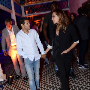 Exclusif - Mélissa Theuriau avec son mari Jamel Debbouze - Fête de clôture du 9ème festival "Marrakech du Rire 2018" au Palais Bahia de Marrakech au Maroc le 15 juin 2019. © Rachid Bellak/Bestimage