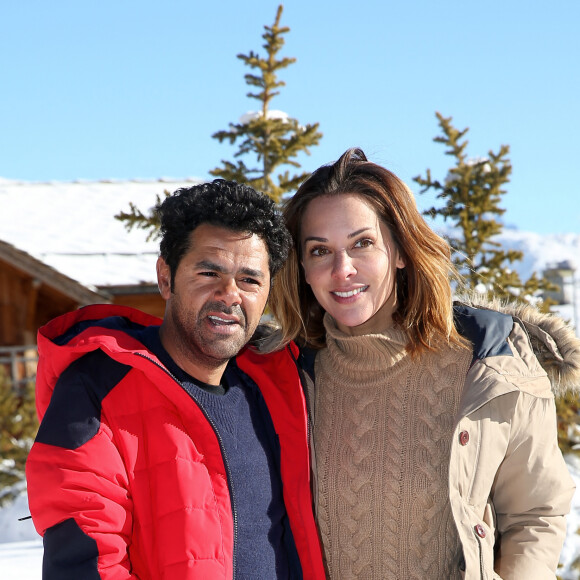 Jamel Debbouze et sa femme Mélissa Theuriau au 20ème festival du film de comédie de l'Alpe d'Huez le 20 janvier 2017. © Dominique Jacovides / Bestimage