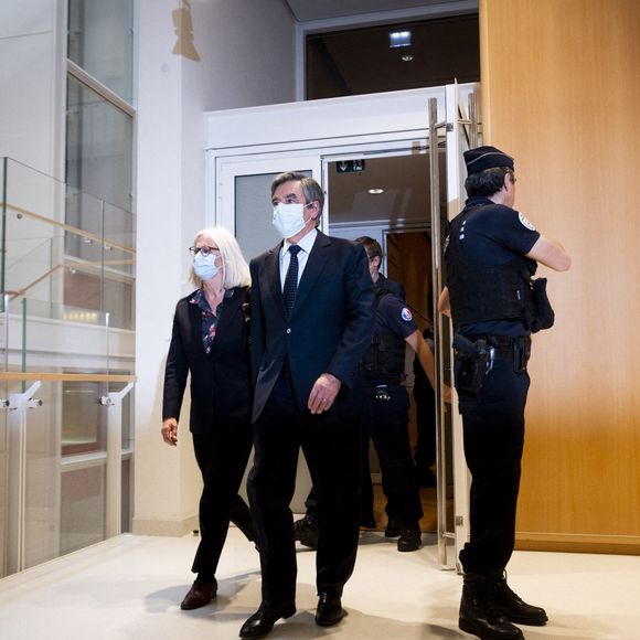 Sortie - Le jugement de l'ex-Premier ministre, François Fillon, sa femme Penelope et son ancien suppléant à l'Assemblée Marc Joulaud est rendu au tribunal correctionnel de Paris le 29 juin 2020.