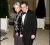 François et Penelope Fillon - Dîner d'Etat à l'Elysée en l'honneur de Michel Sliemane en 2009