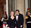 François et Penelope Fillon  - Dîner d'état en l'honneur de Shimon Peres en 2008