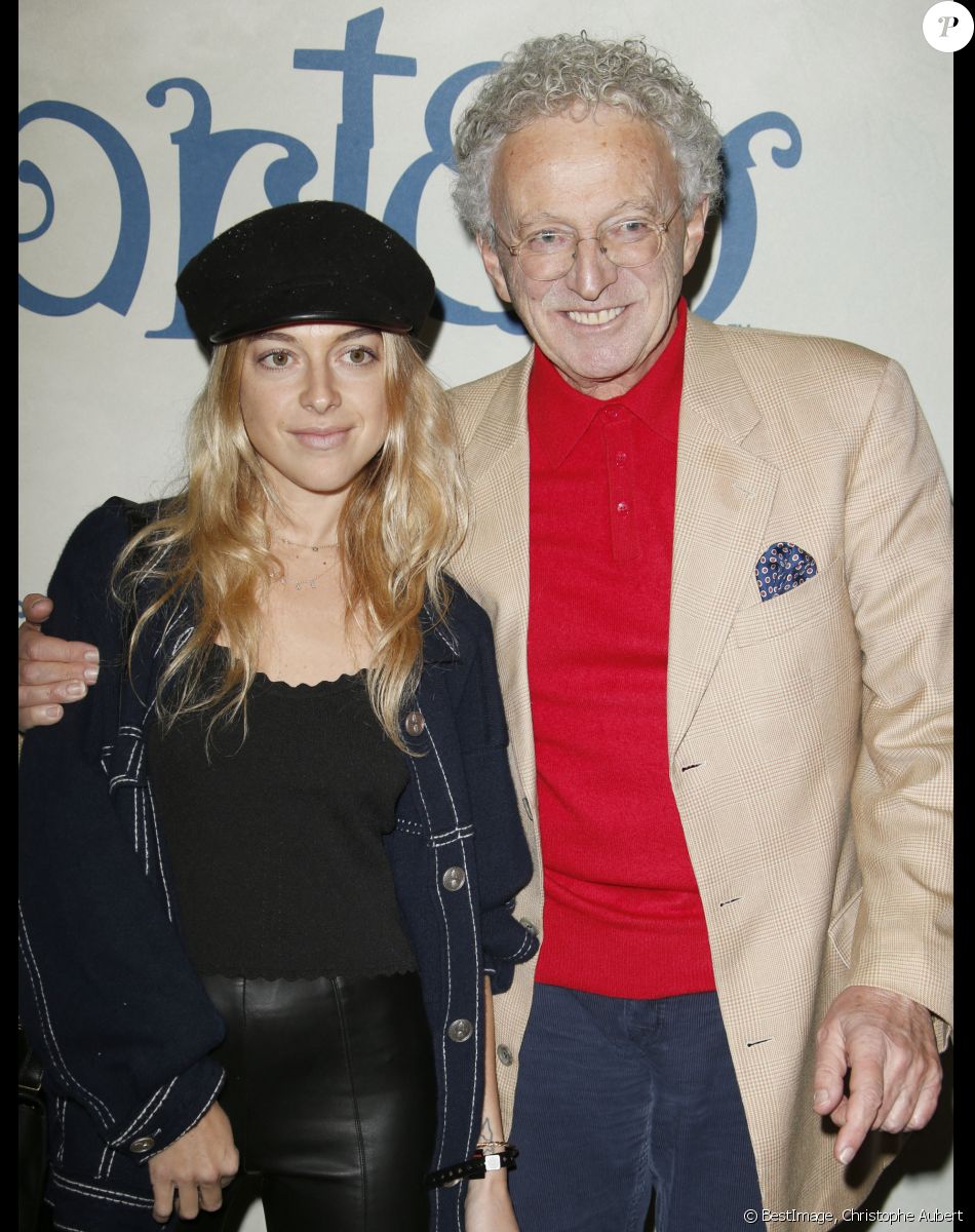 Nelson Monfort et sa fille Victoria à la première du spectacle "CORTEO" du Cirque du Soleil à l'AccorHotels Arena Bercy à Paris. © Christophe Aubert via Bestimage