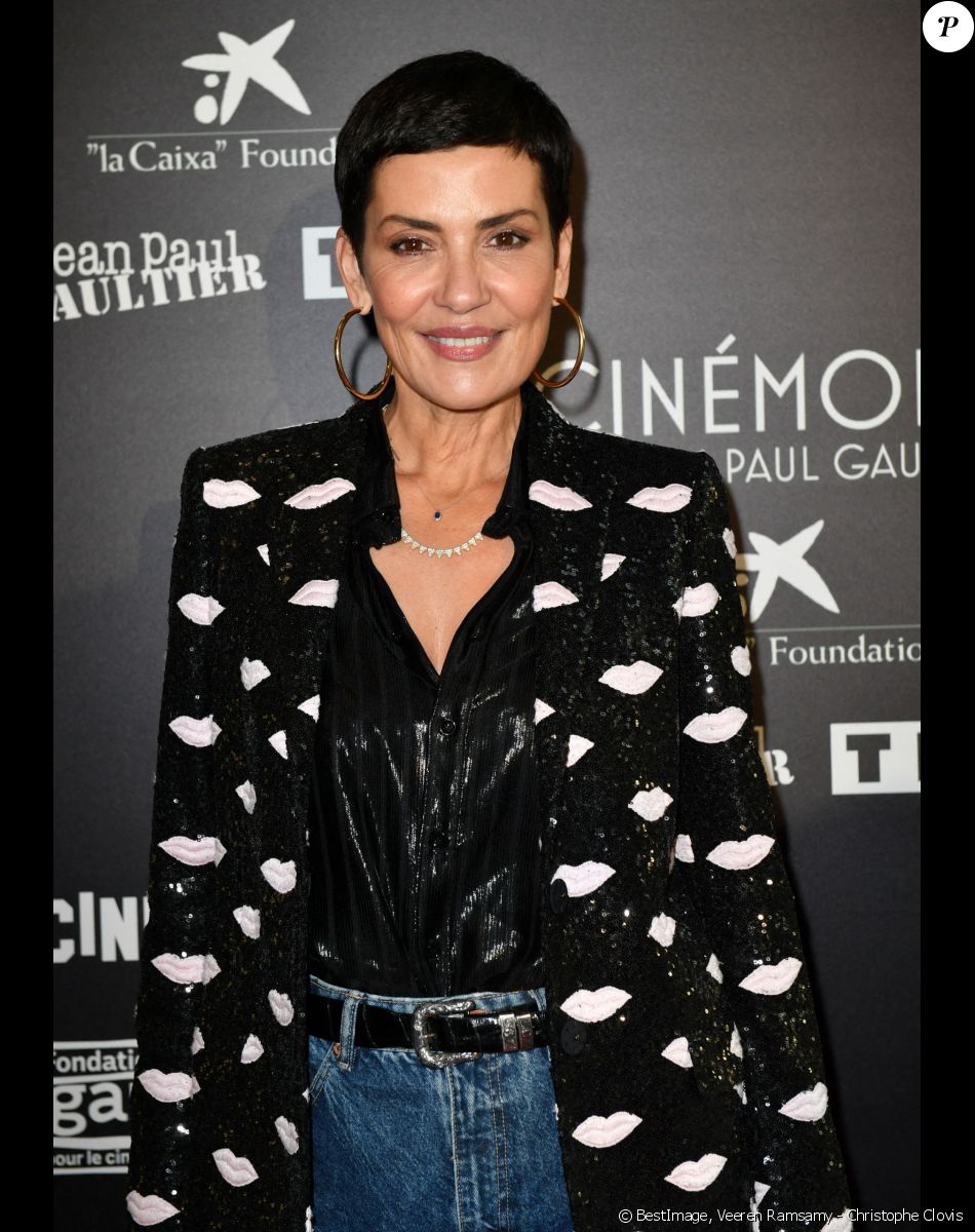 Cristina Cordula - Visite privée de l'exposition Cinémode par Jean-Paul Gaultier à la cinémathèque française à Paris le 3 octobre 2021. © Veeren Ramsamy - Christophe Clovis/Bestimage