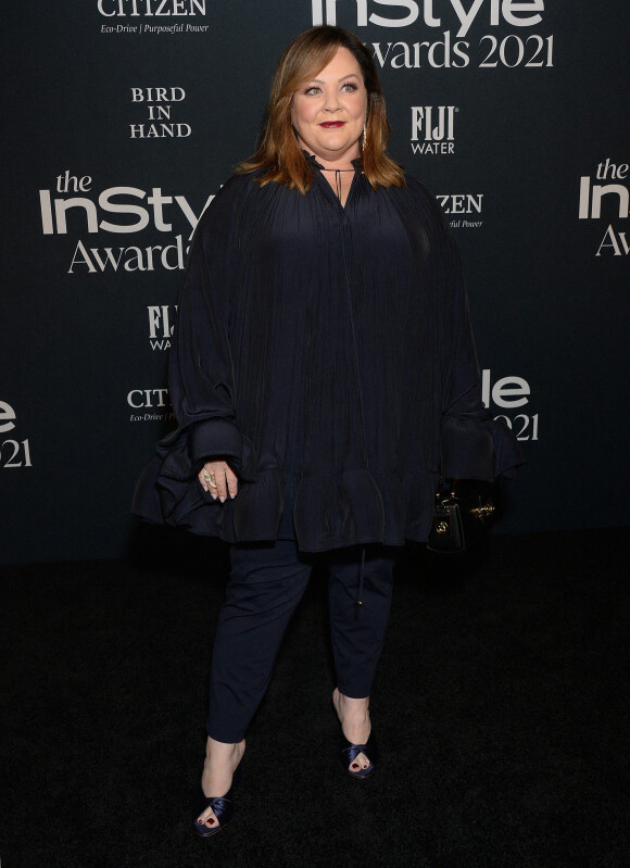Melissa McCarthy au photocall de la soirée "InStyle Awards 2021" à Los Angeles, le 15 novembre 2021.