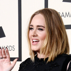 Adele - La 58ème soirée annuelle des Grammy Awards au Staples Center à Los Angeles, le 15 février 2016.