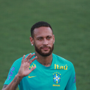 Neymar Jr. - La sélection brésilienne s'entraîne au stade Ismael Benigno à Manaus, Brésil, le 12 octobre 2021. © Fotoarena/Panoramic/Bestimage