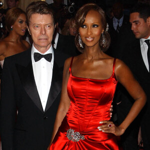 David Bowie et sa femme Iman au Costume Institute Gala le 5 mai 2008 à New York