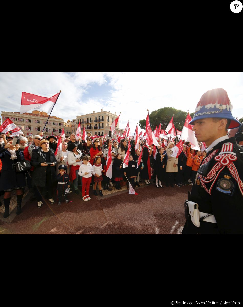 La famille princière de Monaco lors de la Fête nationale monégasque à Monaco. Le 19 novembre 2019 © Dylan Meiffret / Nice Matin / Bestimage