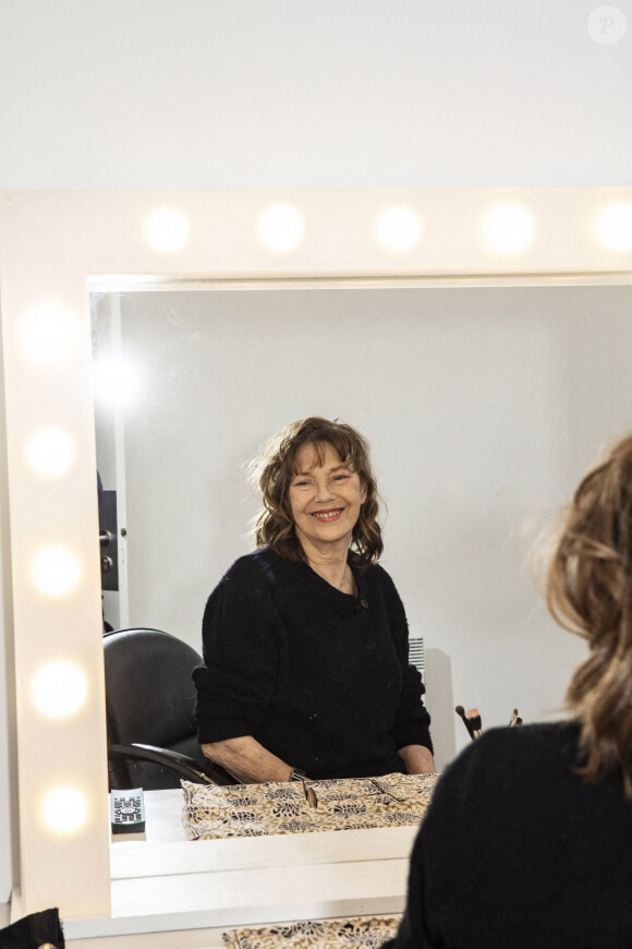 Jane Birkin - Backstage de l'enregistrement de l'émission "On Est En Direct" (OEED), présentée par L.Ruquier, diffusée sur France 2 le 9 janvier 2021 © Jack Tribeca / Bestimage 