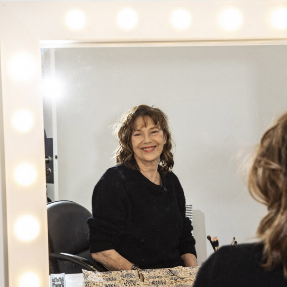 Jane Birkin - Backstage de l'enregistrement de l'émission "On Est En Direct" (OEED), présentée par L.Ruquier, diffusée sur France 2 le 9 janvier 2021 © Jack Tribeca / Bestimage 