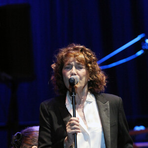 Jane Birkin en concert lors du festival "Les nuits au Botanic" à Madrid. Le 17 juillet 2019 