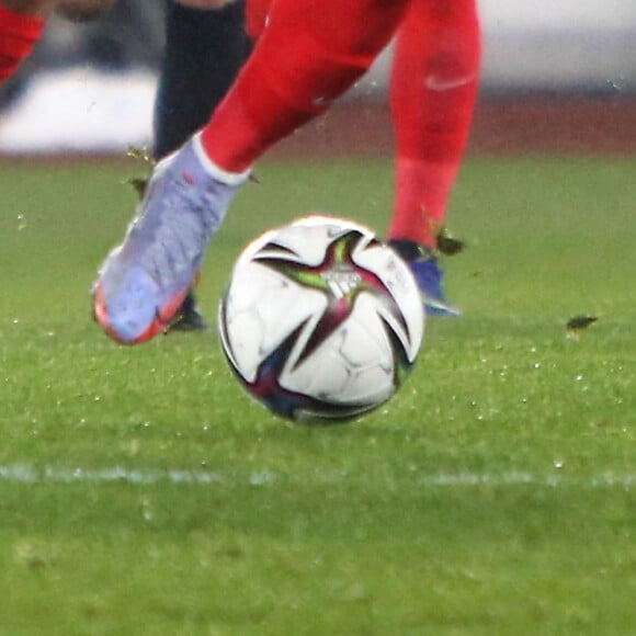 Kylian Mbappé - L'équipe de France bat la Finlande (2 - 0) lors des éliminatoires pour la Coupe du monde. Helsiniki. Le 16 novembre 2021. © Laurent Lairys / Panoramic / Bestimage