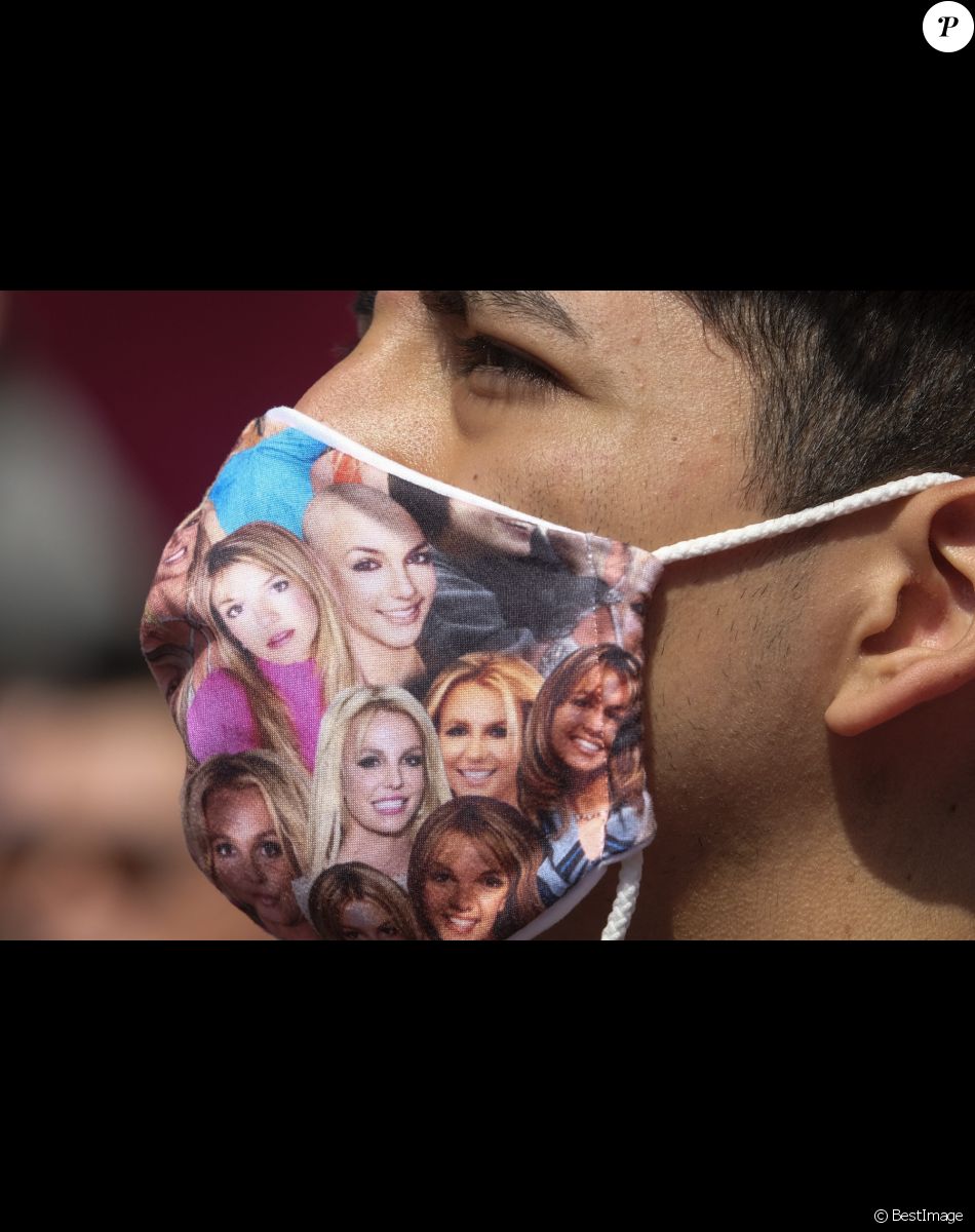 Manifestation des supporters de Britney Spears à Los Angeles, en faveur de la levée de la tutelle de son père. Le 29 septembre 2021