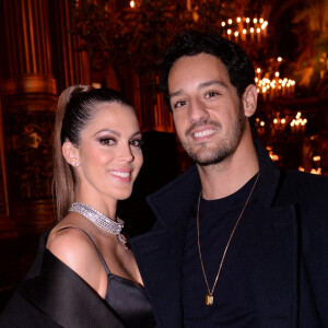 Iris Mittenaere et son compagnon Diego El Glaoui - Dîner Etam après le défilé Etam Live Show 2021 à l'Opéra Garnier à Paris. © Rachid Bellak / Bestimage 