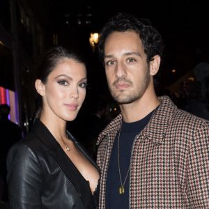 Iris Mittenaere, son compagnon Diego El Glaoui - Frontrow lors du défilé Etam Live Show à Paris. © Pool Agence Bestimage 