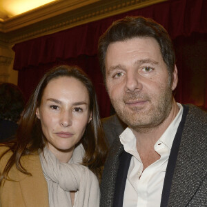 Exclusif - Philippe Lellouche et sa femme Vanessa Demouy - Générale de la pièce "Tout à Refaire" au théâtre de la Madeleine à Paris, le 8 février 2016. © Guirec Coadic/Bestimage