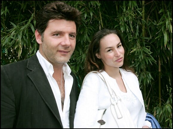 Vanessa Demouy et Philippe Lellouche à Paris, le 25 mai 2005.