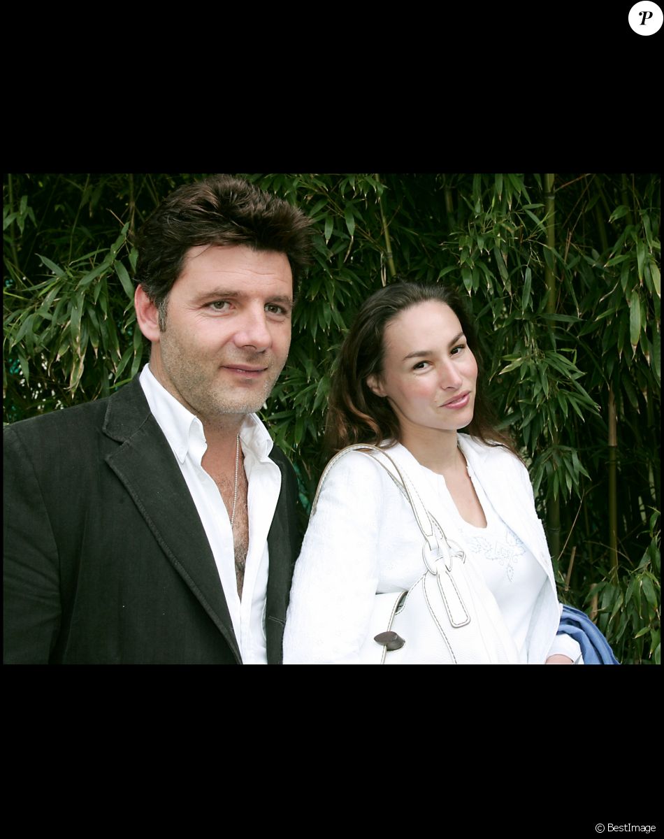 Vanessa Demouy et Philippe Lellouche à Paris, le 25 mai 2005.