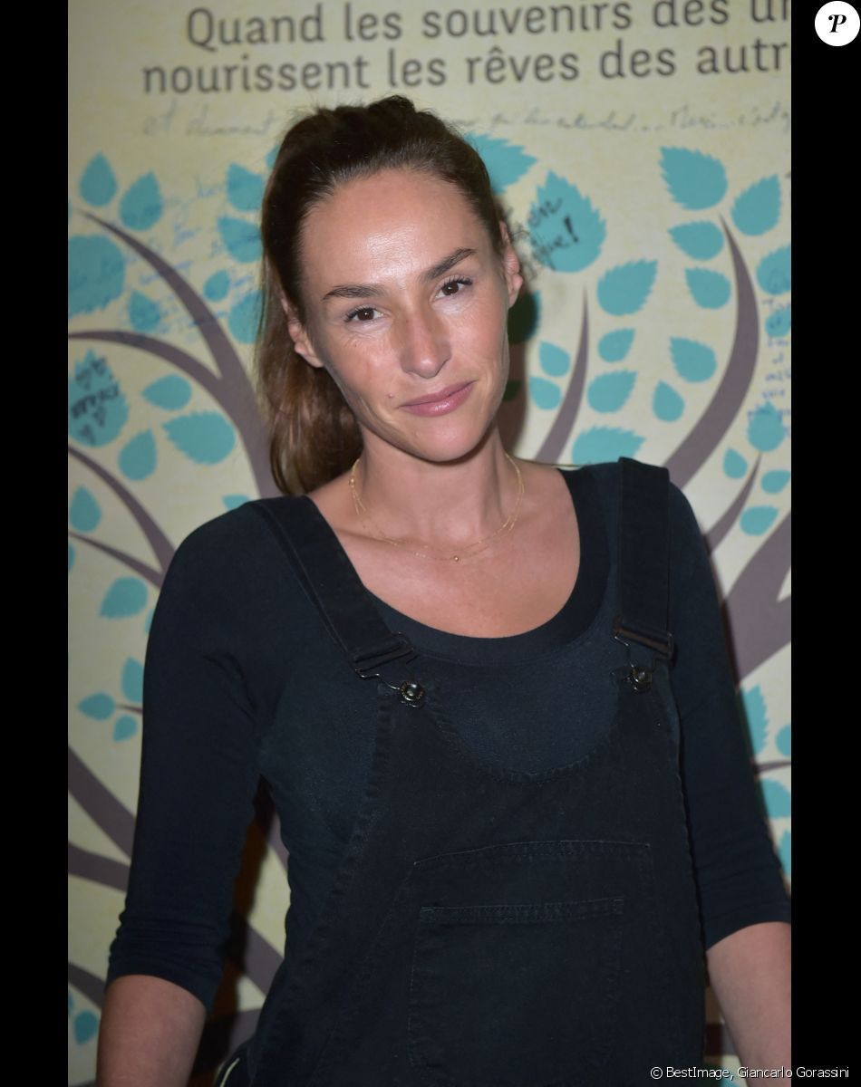 Vanessa Demouy à la générale de la pièce "La Clef de Gaïa" au théâtre des Mathurins à Paris, le 4 octobre 2017. © Giancarlo Gorassini/Bestimage