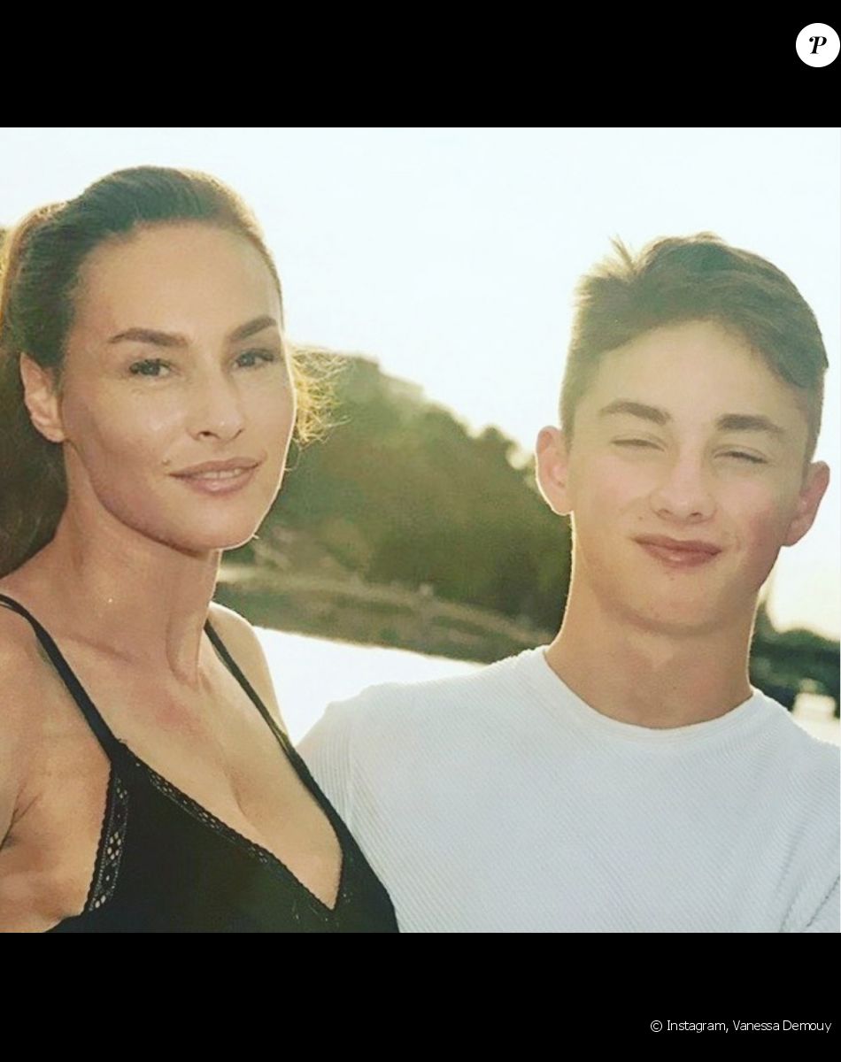 Vanessa Demouy et son fils Solal sur Instagram. Le 2 juin 2020.