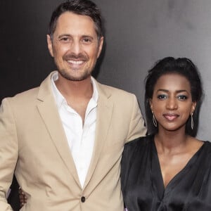 Exclusif - Vincent Cerutti et Hapsatou Sy - Le Grand Dîner du 14 juillet, sur le rooftop de l'hôtel Pullman Tour Eiffel à Paris, France, le 14 juillet 2021. © Jack Tribeca/Bestimage