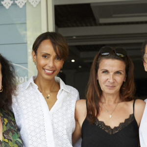 Exclusif - Véronique Le Bris (journaliste), Sonia Rolland (Marraine du Festival), Edith Semmani (fondatrice du festival) et Amanda Herzberg (productrice), lors de la 2ème édition du Festival au Féminin à La Réunion le 22 Novembre 2021. © Sylvie Castioni/Bestimage